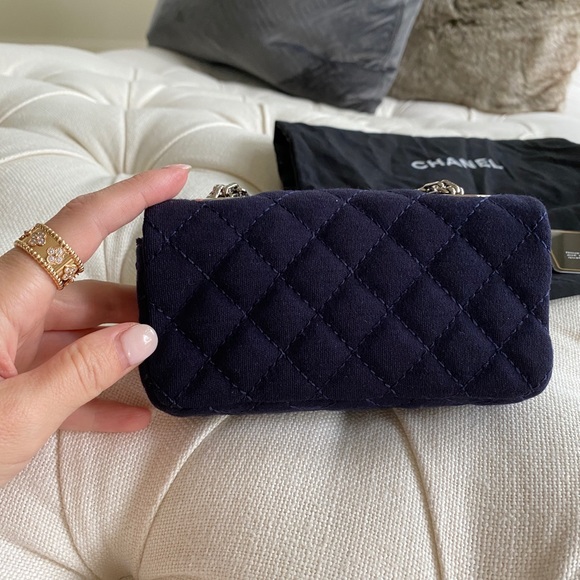 Chanel Mini Union Jack Navy Reissue Flap Bag 🇬🇧 - Picture 11 of 16